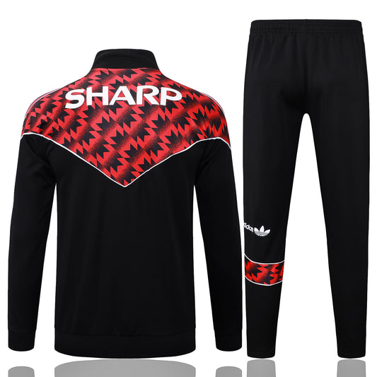 Conjunto Manchester United Zíper Curto 25/26