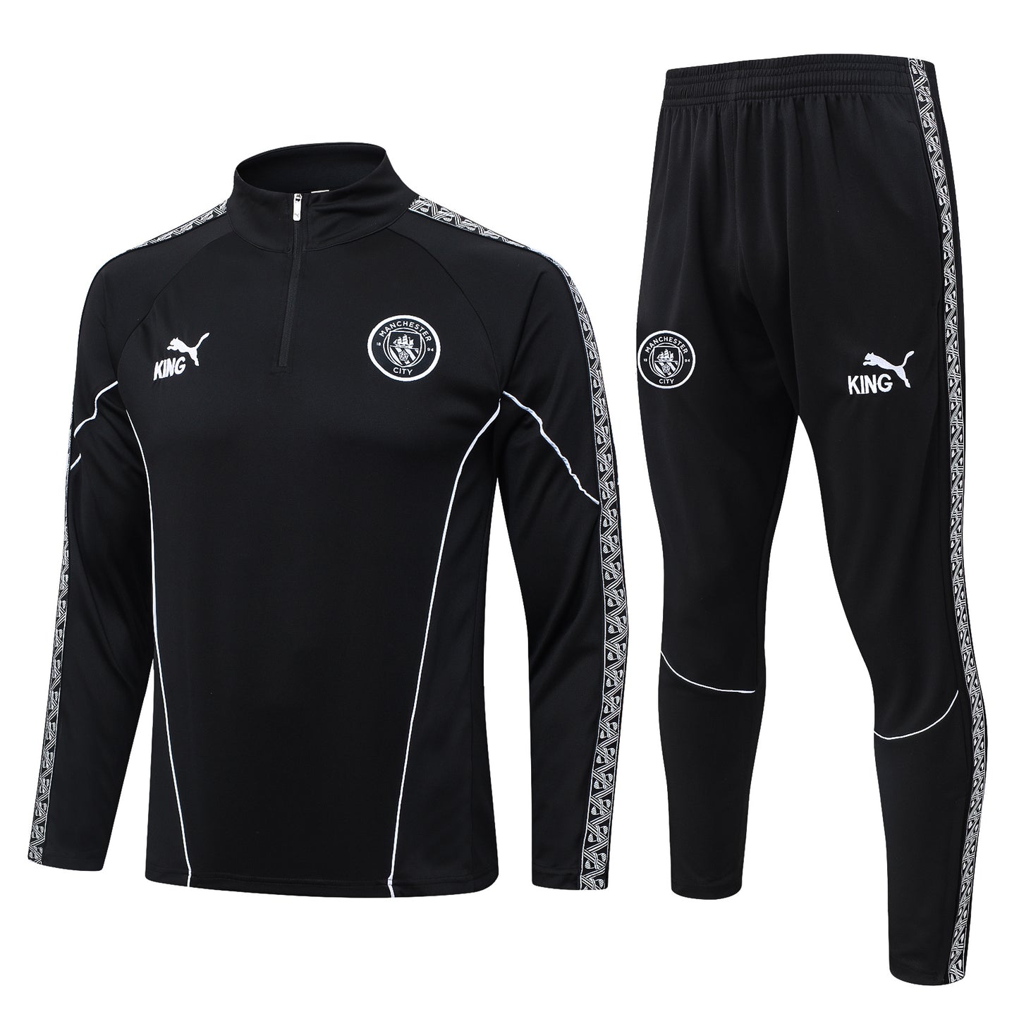 Conjunto Manchester City Zíper curto 25/26