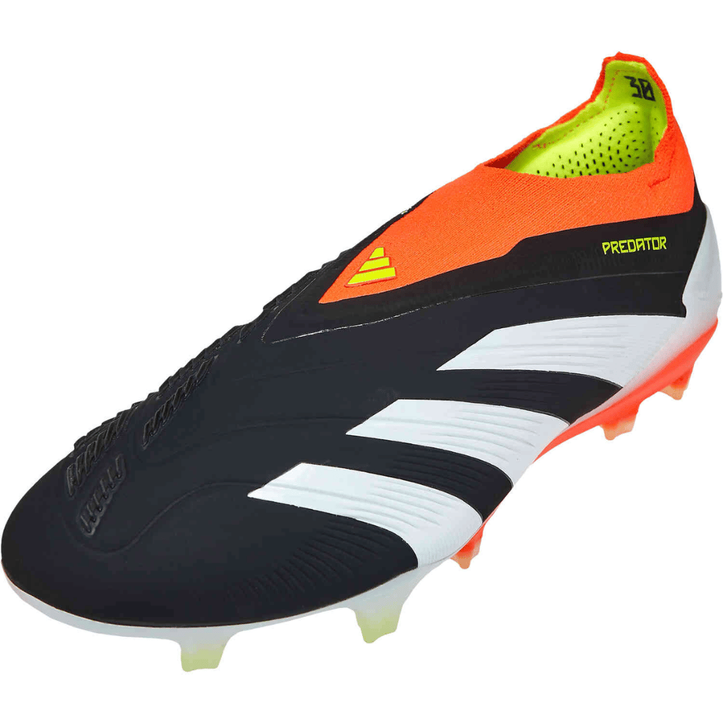 Chuteira de campo Adidas Predator 24 Laceless FG Solar Energy