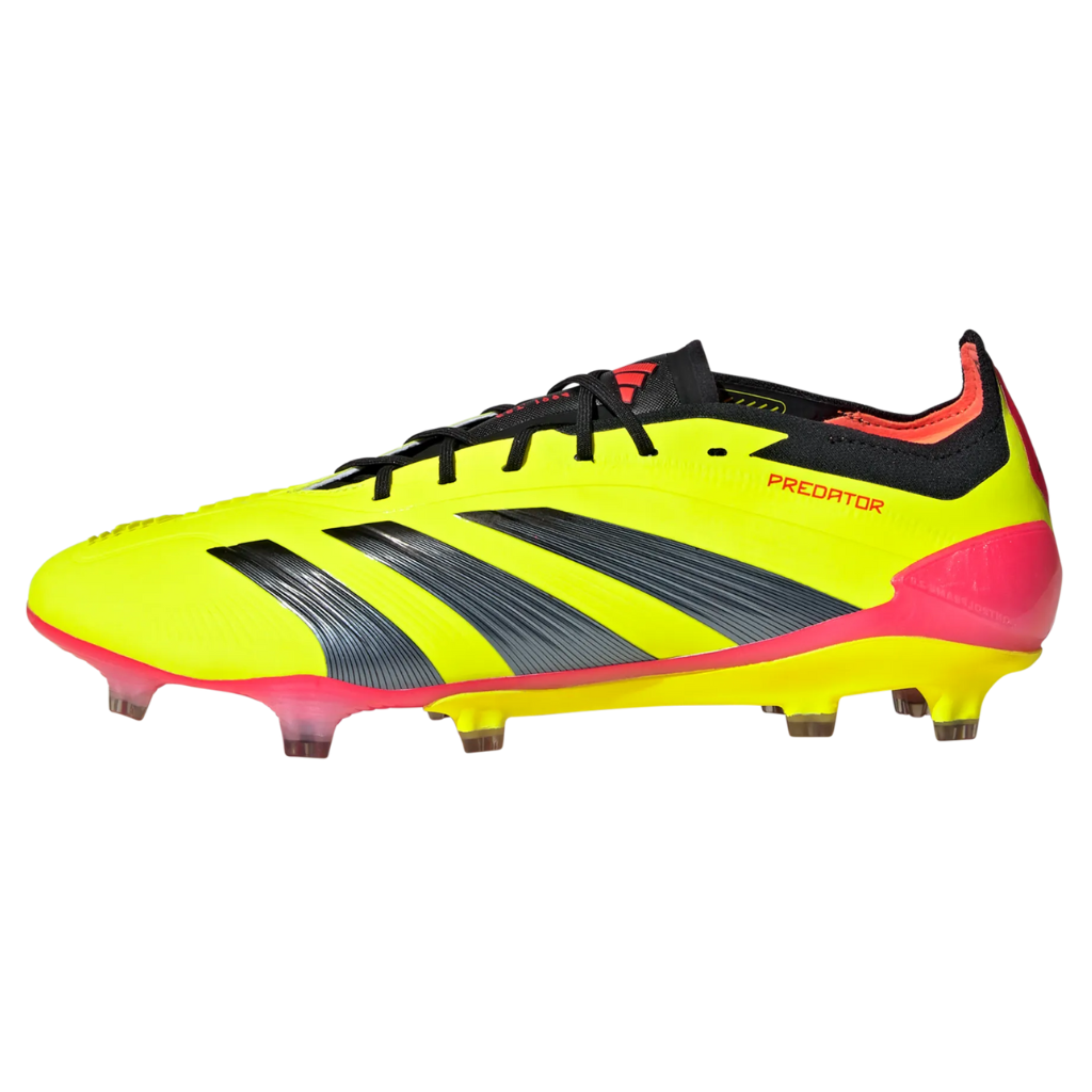 Chuteira de campo Adidas Predator 24 Lowcut FG Energy Citrus