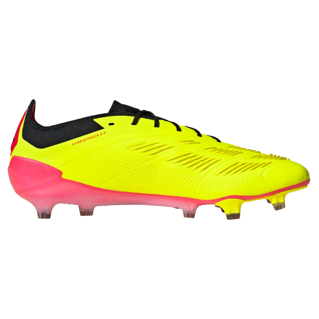Chuteira de campo Adidas Predator 24 Lowcut FG Energy Citrus
