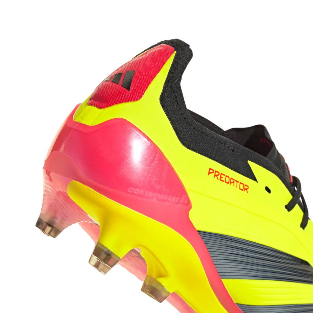 Chuteira de campo Adidas Predator 24 Lowcut FG Energy Citrus