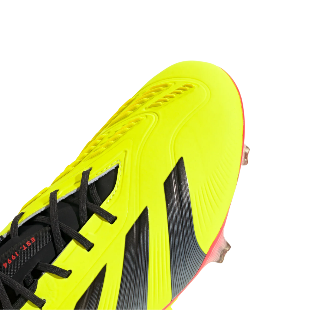 Chuteira de campo Adidas Predator 24 Lowcut FG Energy Citrus