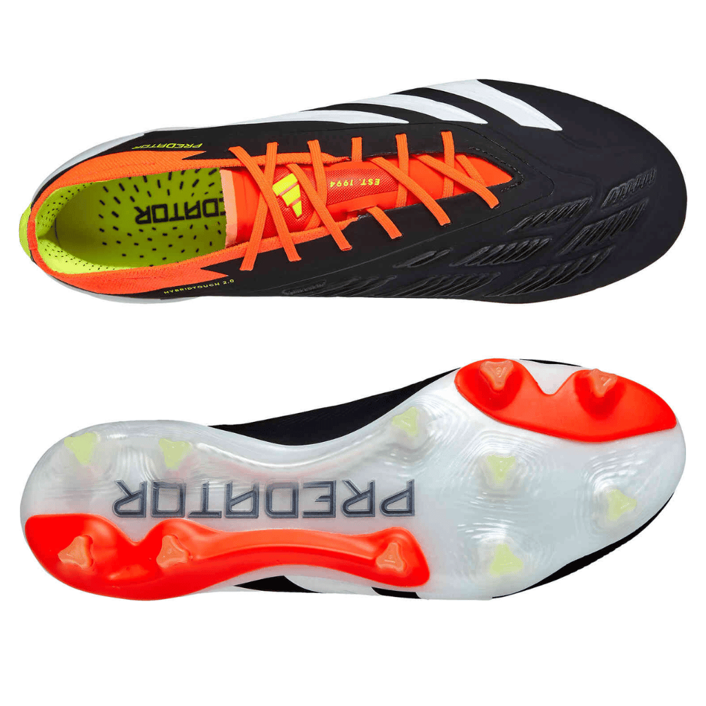 Chuteira de campo Adidas Predator 24 Lowcut FG Solar Energy
