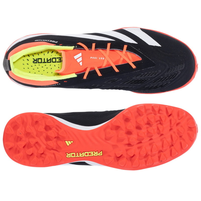 Chuteira Society Adidas Predator 24 Lowcut Elite TF Solar Energy