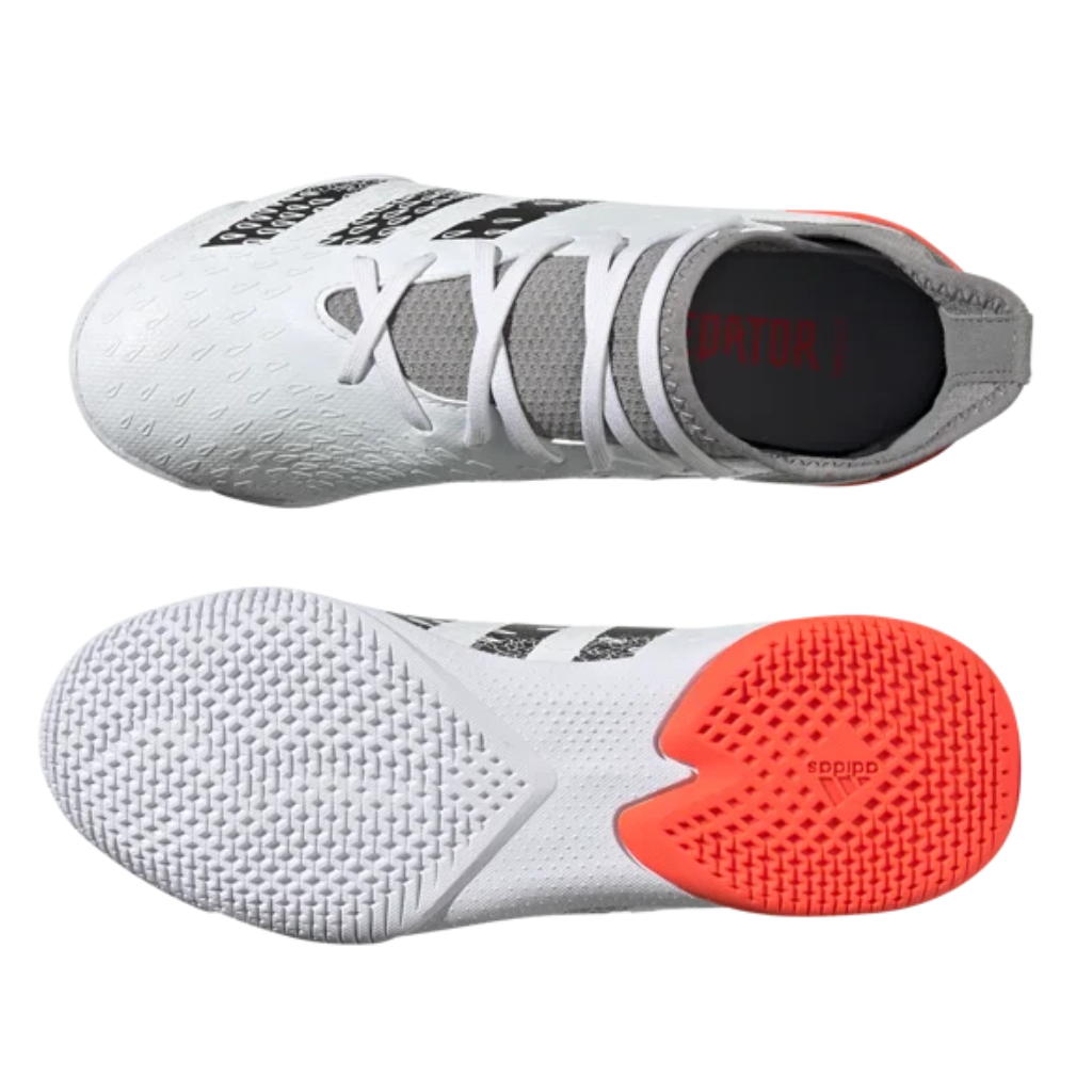 Chuteira Futsal Adidas Predator Freak.3 IC White Spark