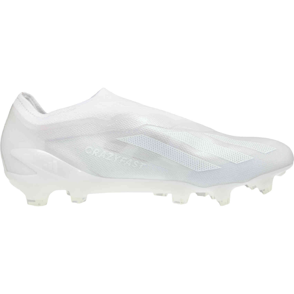 Chuteira de Campo Adidas X Crazyfast.1 FG Laceless Pearlized