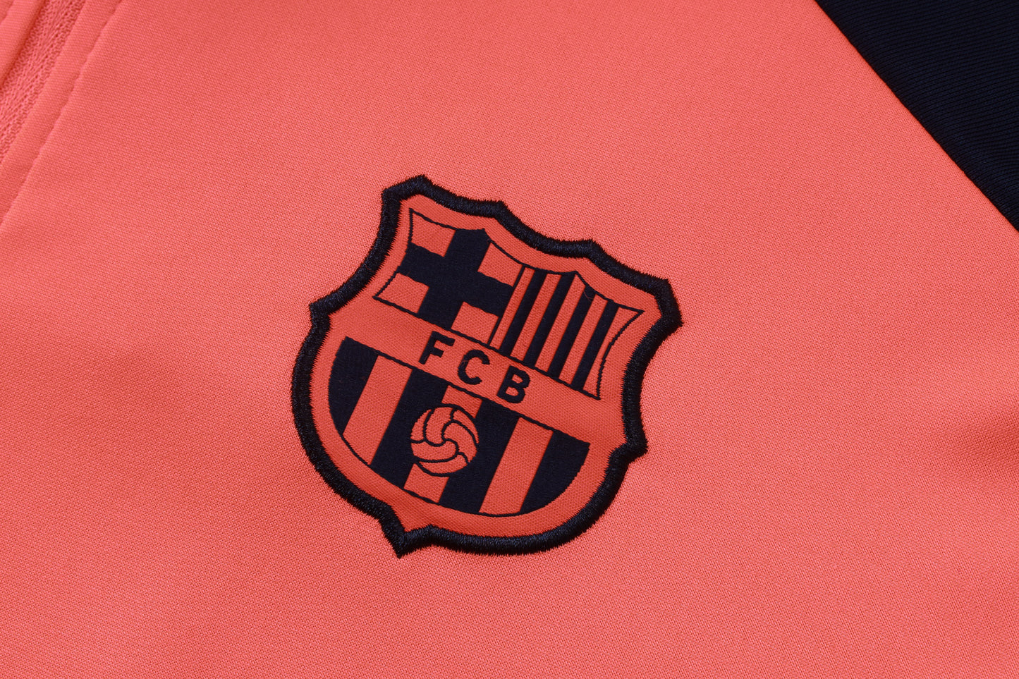 Conjunto Barcelona Zíper Curto 25/26