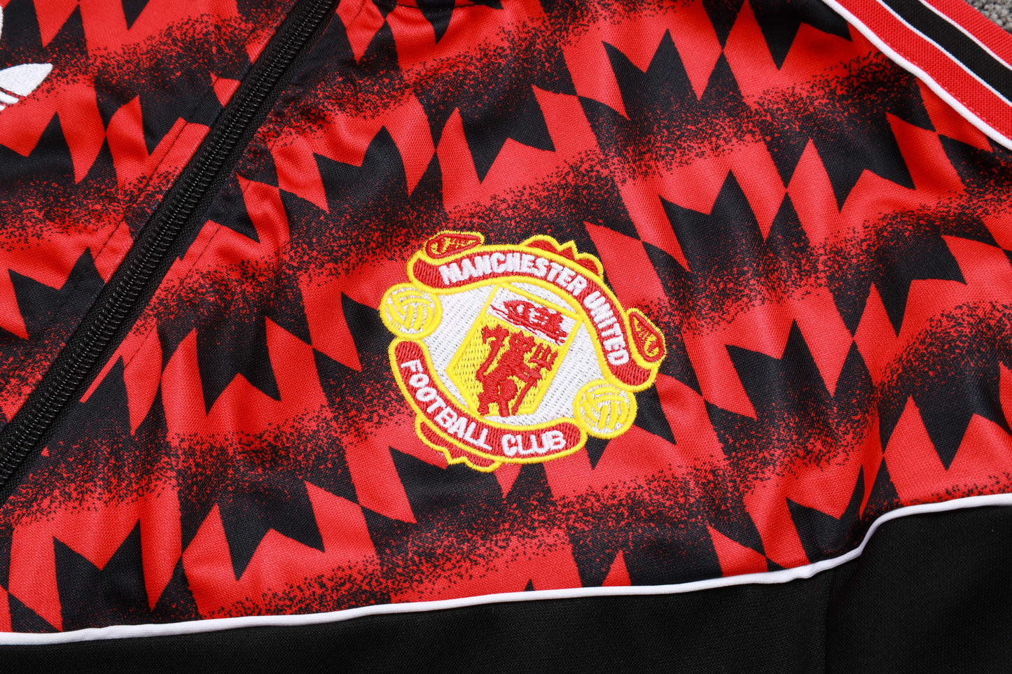Conjunto Manchester United Zíper Curto 25/26