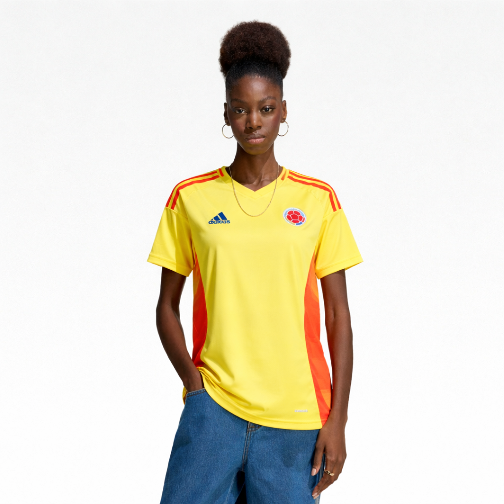CAMISA COLOMBIA I HOME 2024/25 TORCEDOR FEMININA COPA AMÉRICA