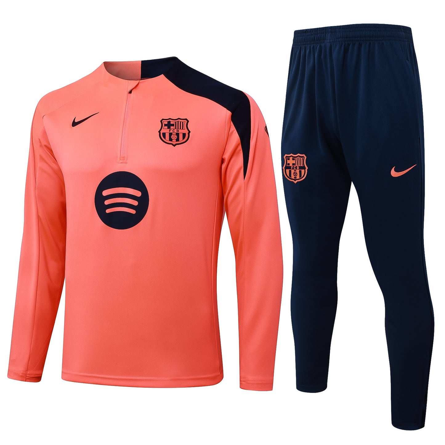 Conjunto Barcelona Zíper Curto 25/26