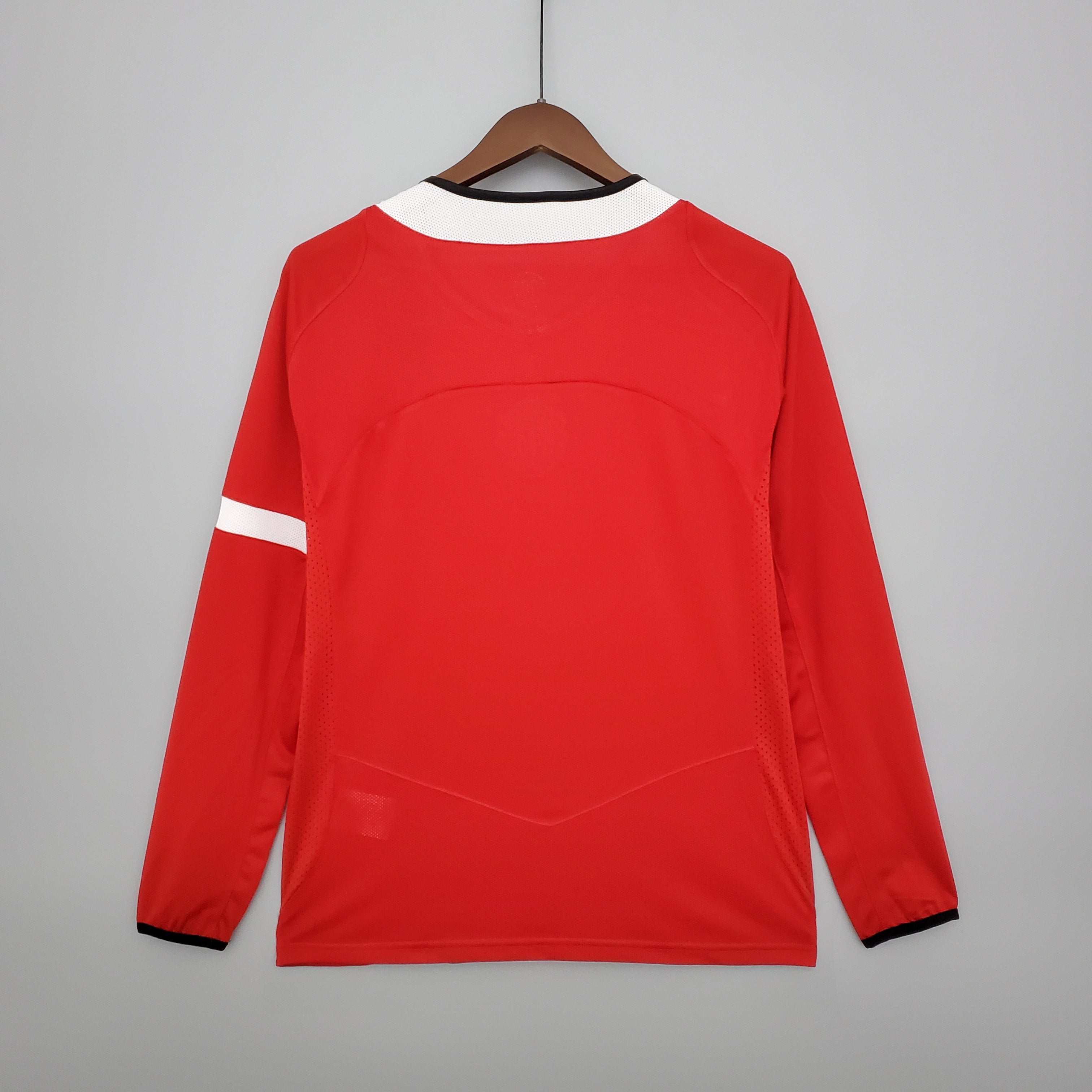 CAMISA RETRÔ MANCHESTER UNITED HOME MANGA LONGA 04/05
