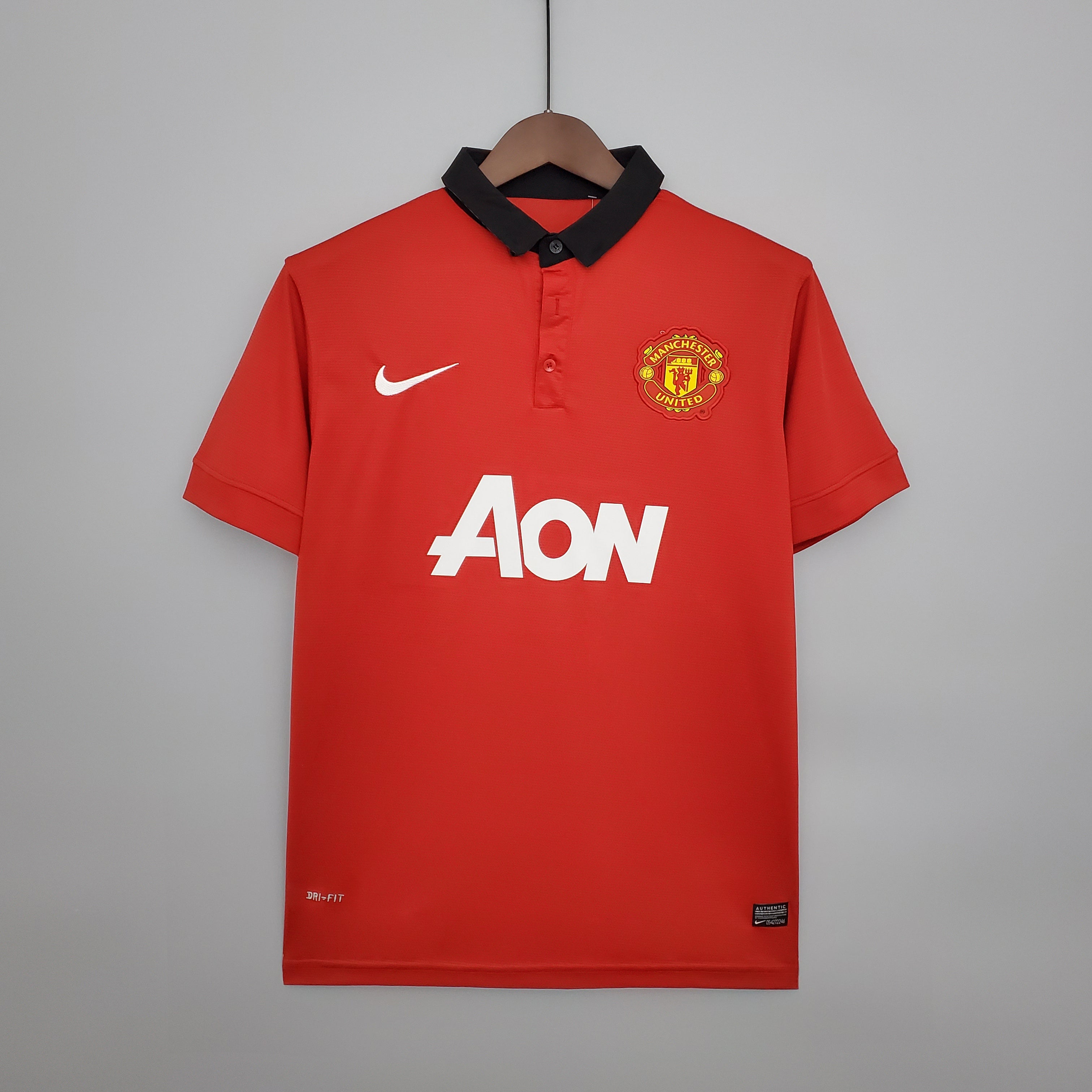 CAMISA RETRÔ MANCHESTER UNITED HOME 13/14
