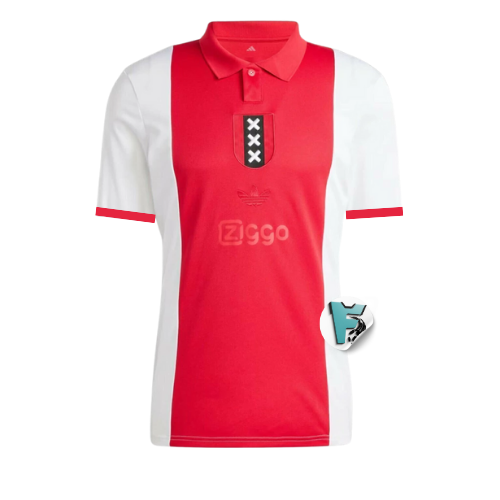 CAMISA AJAX ESPECIAL 125 ANOS VERMELHA/BRANCA MASCULINA 2025
