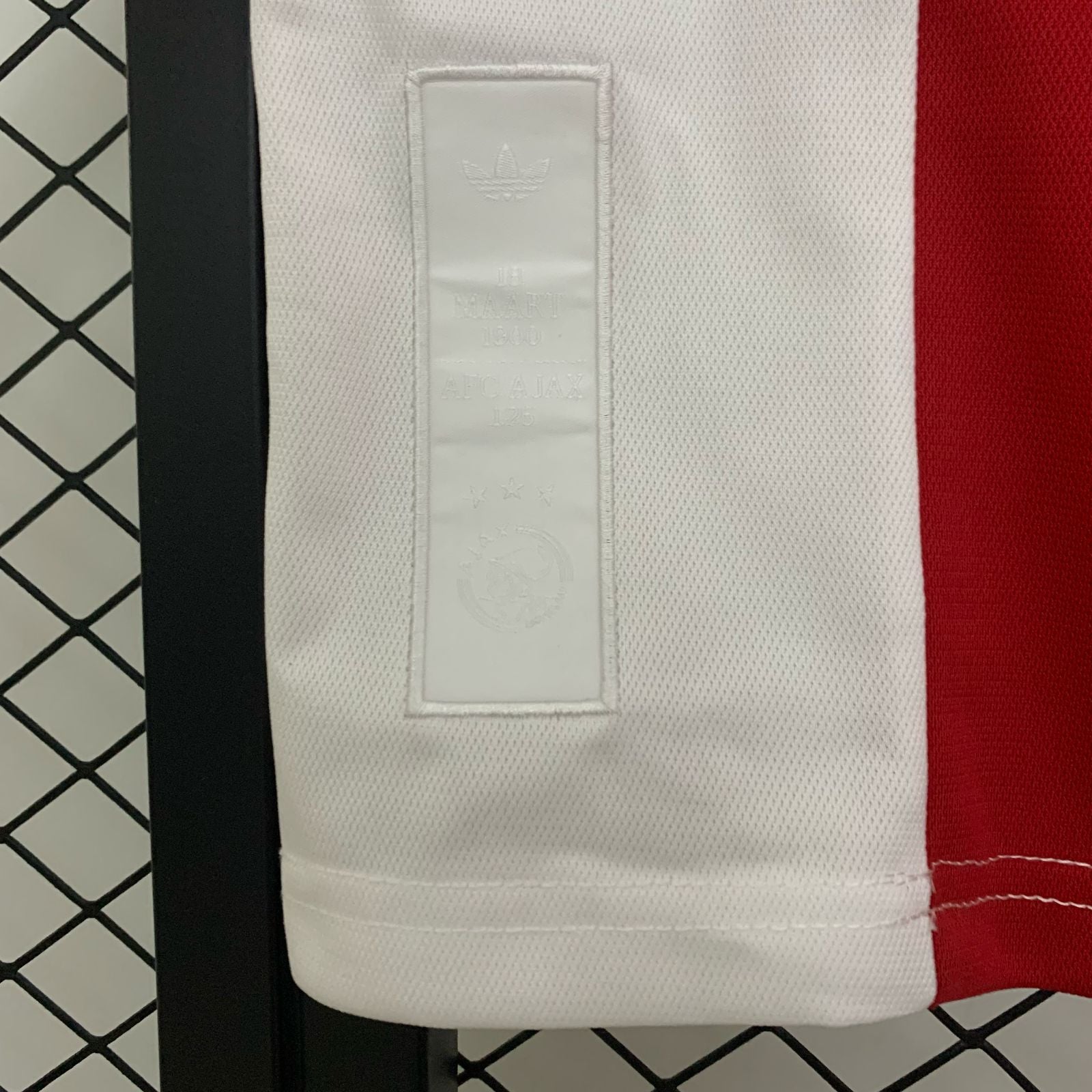 CAMISA AJAX ESPECIAL 125 ANOS VERMELHA/BRANCA MASCULINA 2025