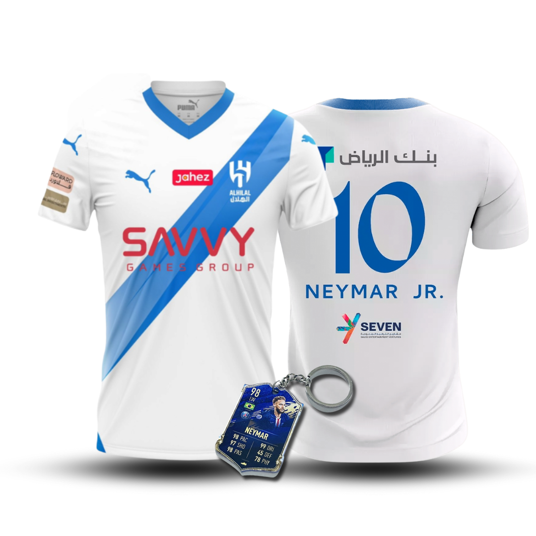 CAMISA AL HILAL AWAY 2023/24 BRANCO MASCULINA + CHAVEIRO ESPECIAL DE BRINDE