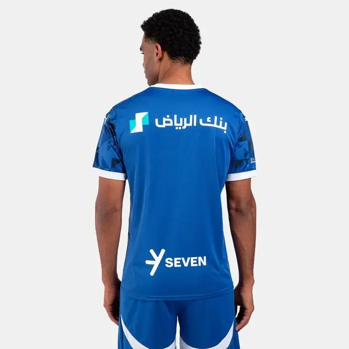 CAMISA AL HILAL HOME 2024/25 AZUL MASCULINA + CHAVEIRO ESPECIAL DE BRINDE