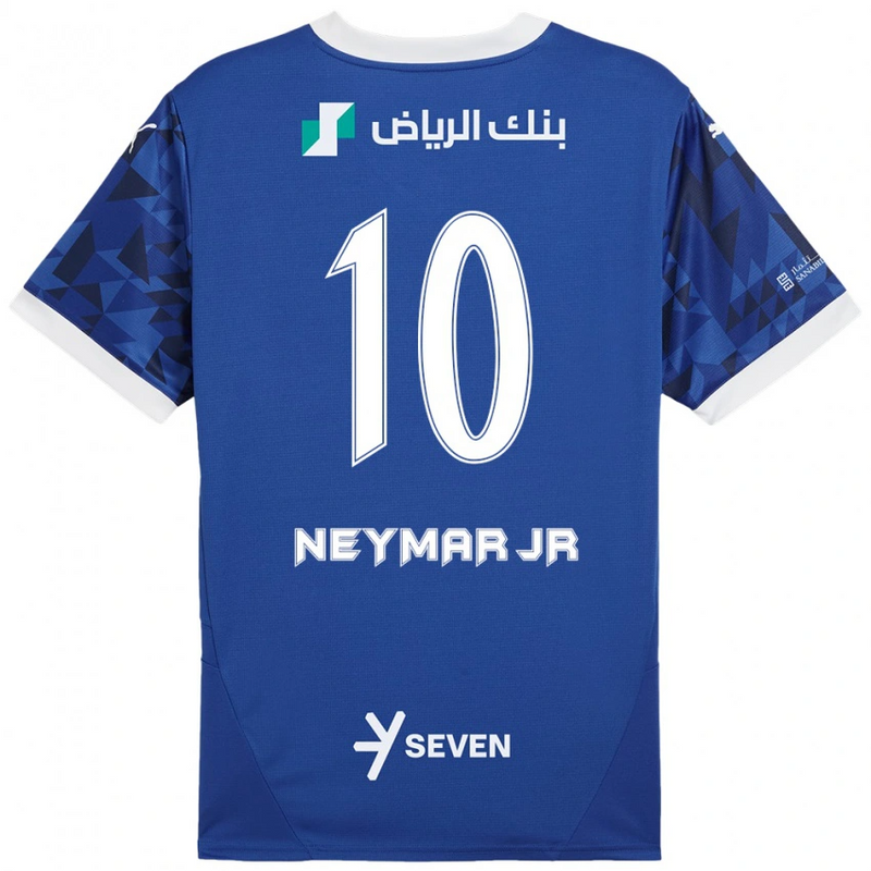 CAMISA NEYMAR JR 10 AL HILAL HOME 2024/25 AZUL MASCULINA + CHAVEIRO ESPECIAL DE BRINDE