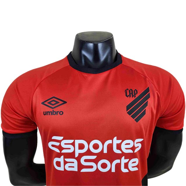 CAMISA ATHLÉTICO PARANAENSE II 2023/24 HOME TORCEDOR PRETA/VERMELHA