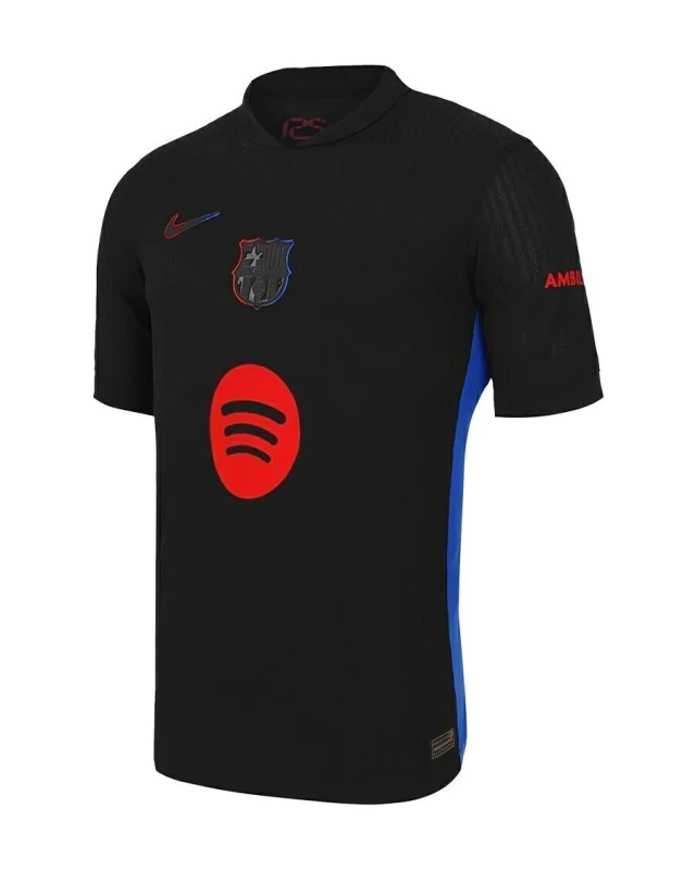 CAMISA BARCELONA II AWAY 2024/25 VERSÃO JOGADOR PRETA