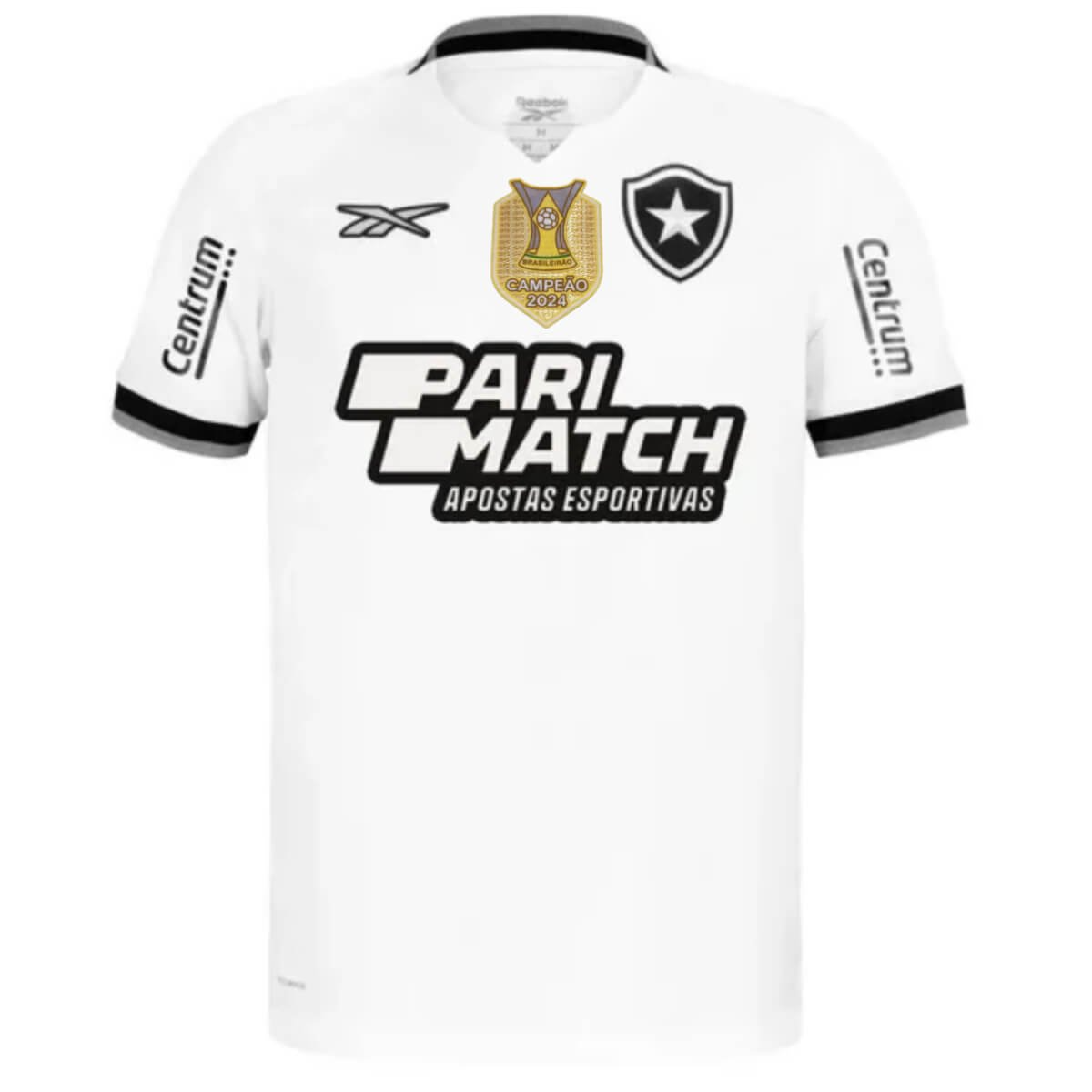 CAMISA BOTAFOGO III TERCEIRA 2024/25 BRANCA TORCEDOR LIBERTADORES