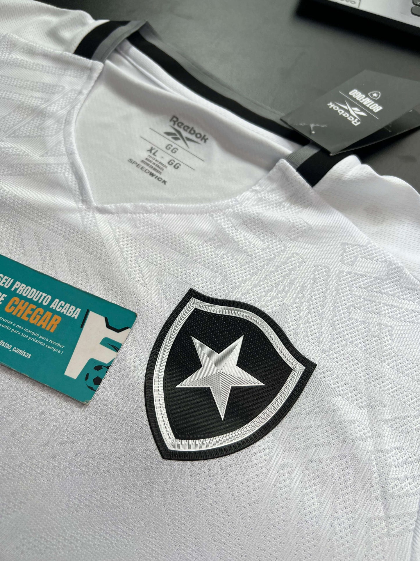CAMISA BOTAFOGO III TERCEIRA 2024/25 BRANCA TORCEDOR LIBERTADORES