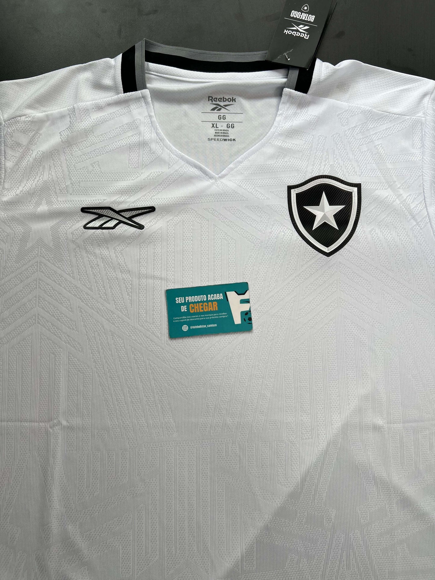 CAMISA BOTAFOGO III TERCEIRA 2024/25 BRANCA TORCEDOR LIBERTADORES