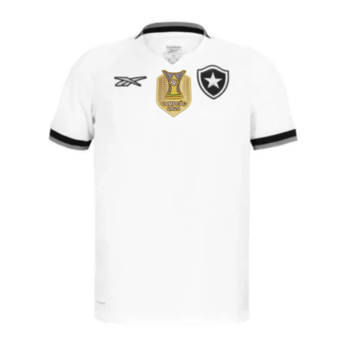CAMISA BOTAFOGO III TERCEIRA 2024/25 BRANCA TORCEDOR LIBERTADORES