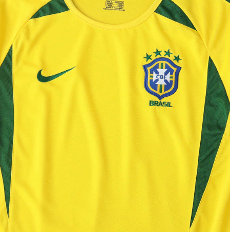 Camisa Retrô Seleção Brasil 2002/02 Home