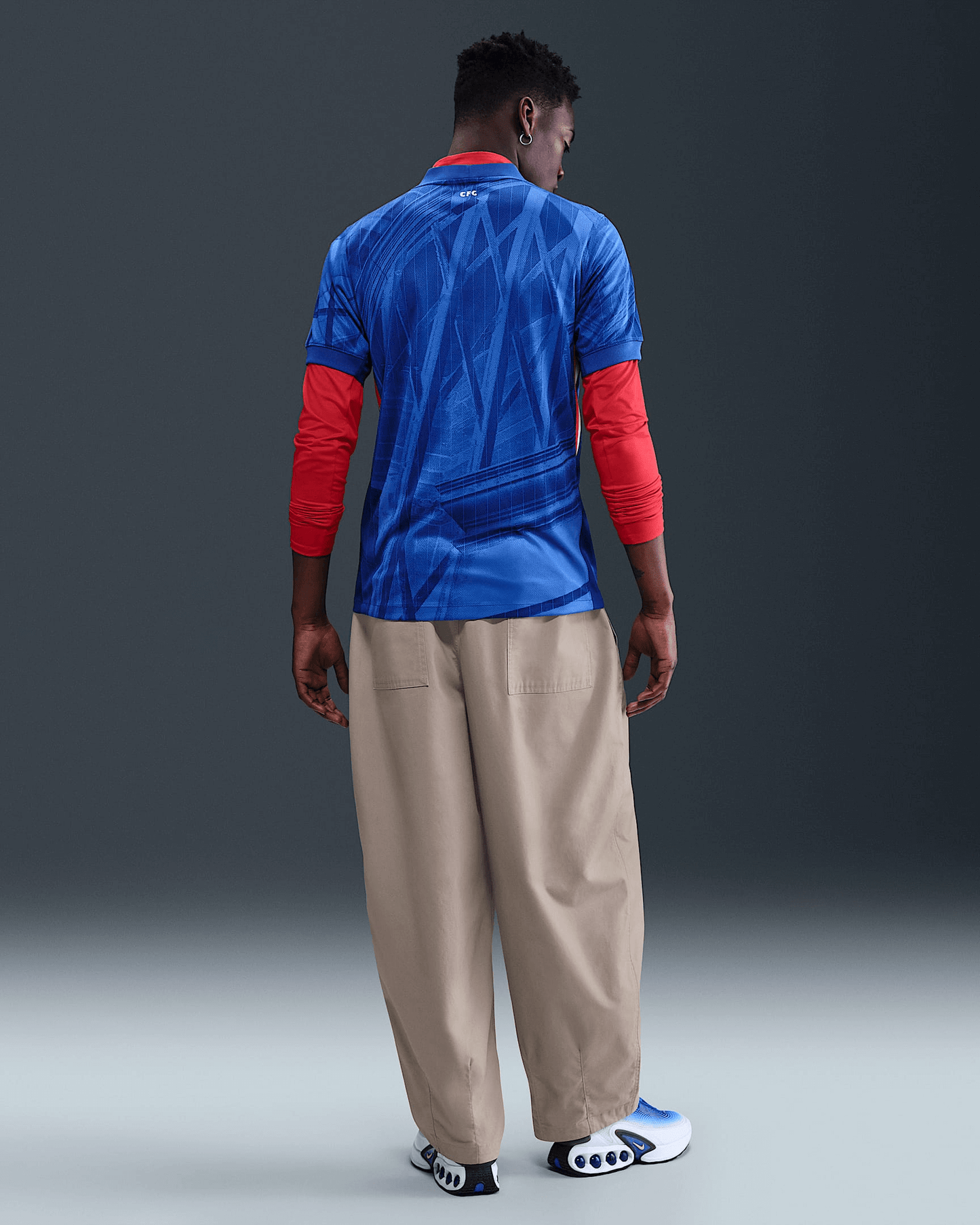 CAMISA CHELSEA I TITULAR 2025 TORCEDOR AZUL MASCULINA