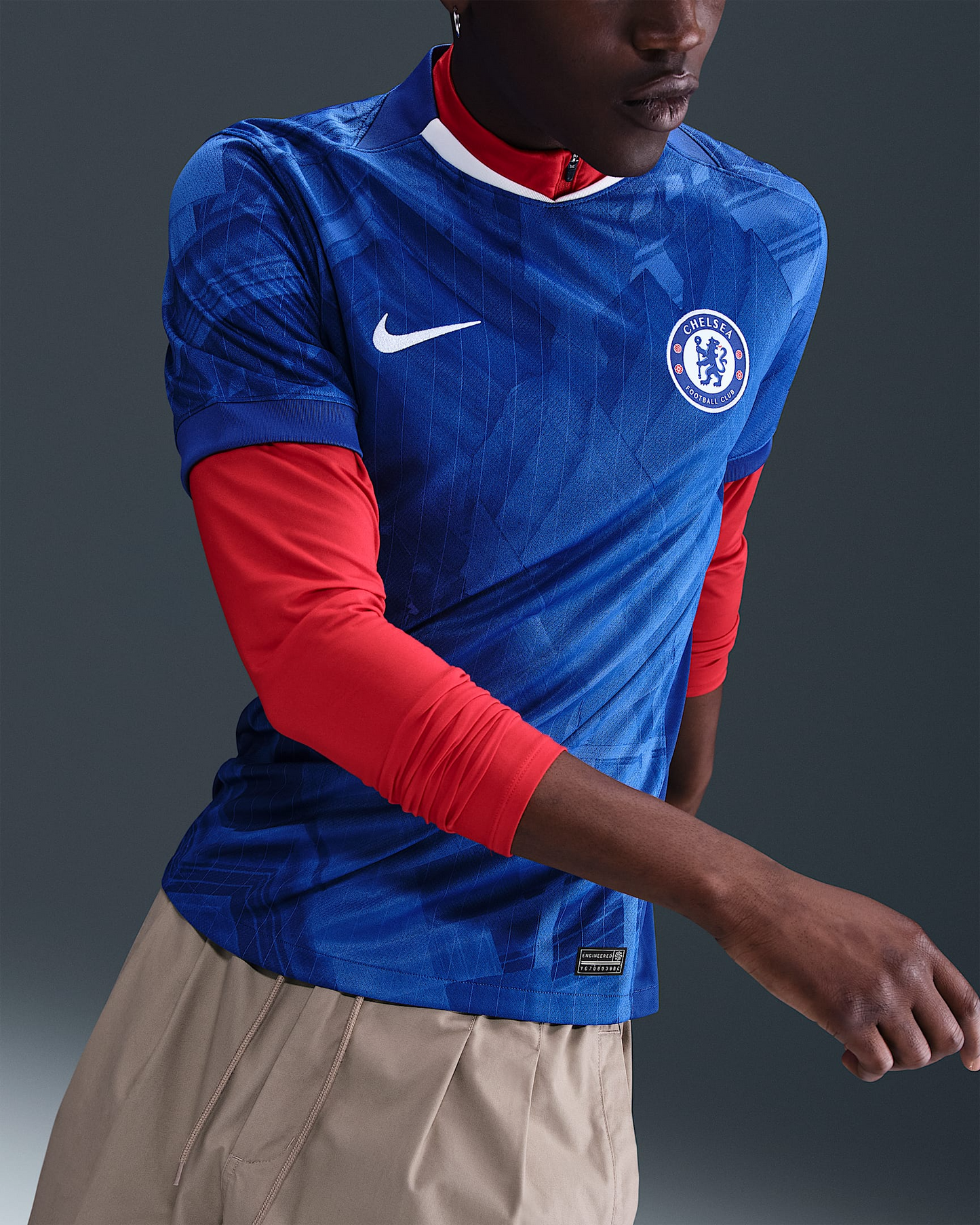 CAMISA CHELSEA I TITULAR 2025 TORCEDOR AZUL MASCULINA