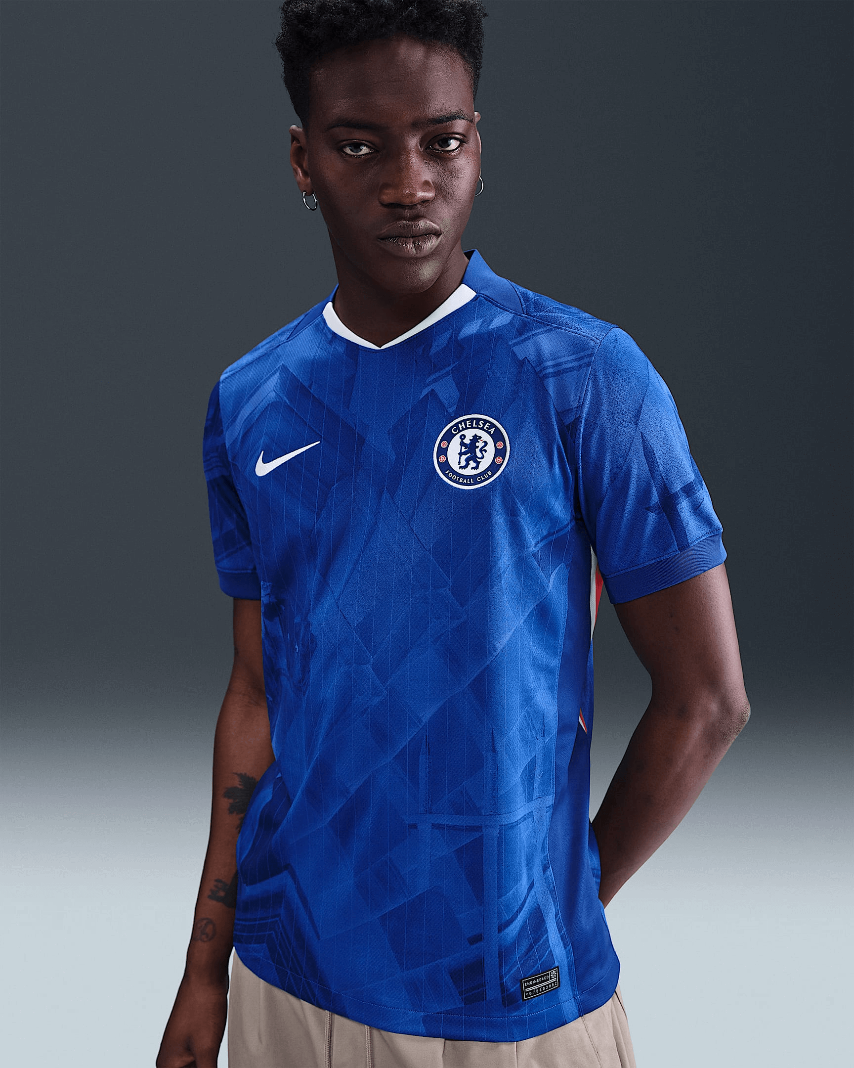 CAMISA CHELSEA I TITULAR 2025 TORCEDOR AZUL MASCULINA