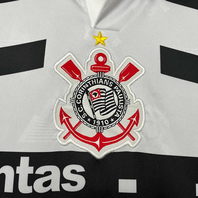 Camisa Retrô Corinthians Terceira 1996 TADLAPIDUS BRANCA