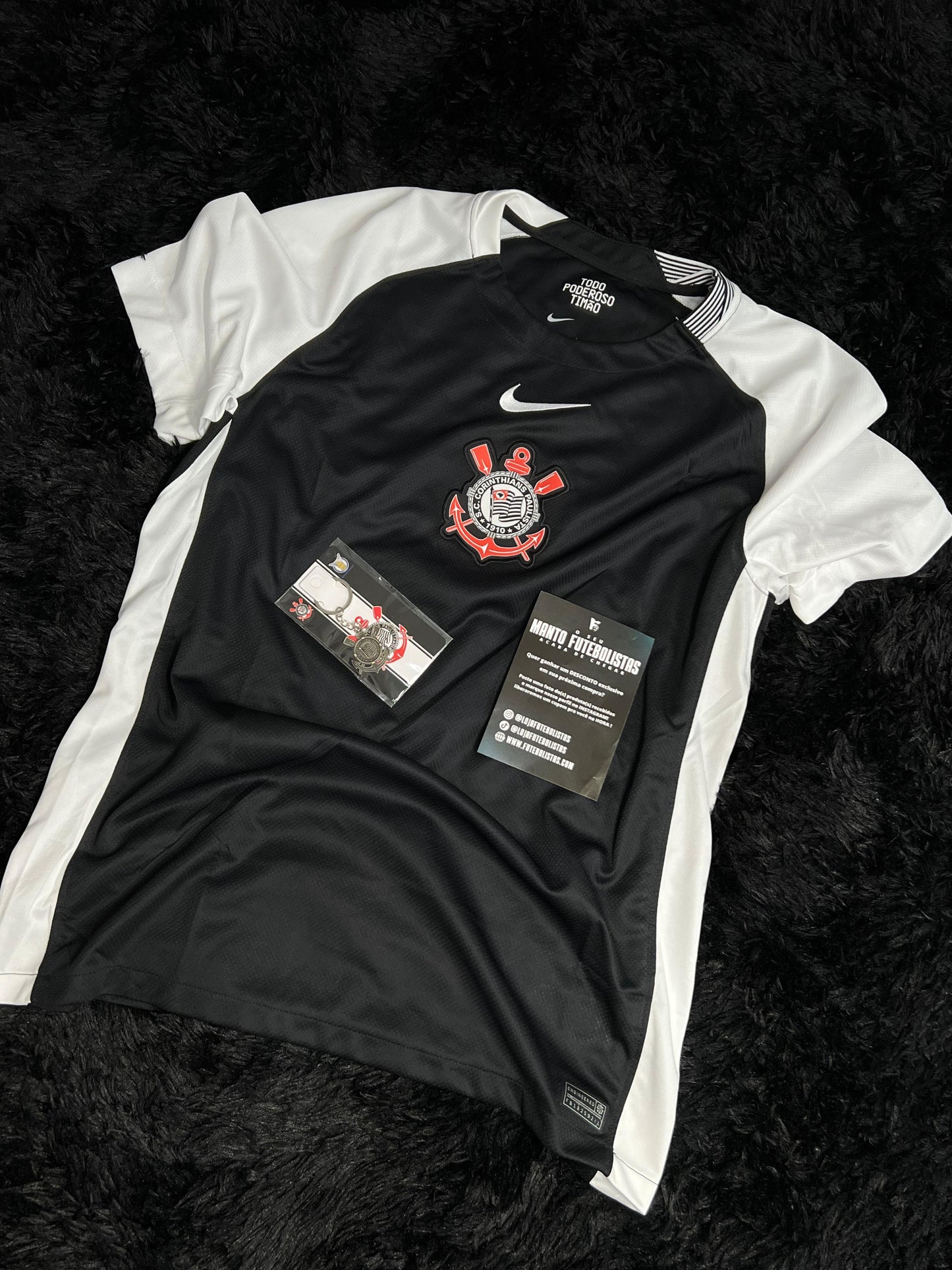 CAMISA TIMAO RESERVA 2025/26 PRETA FEMININA