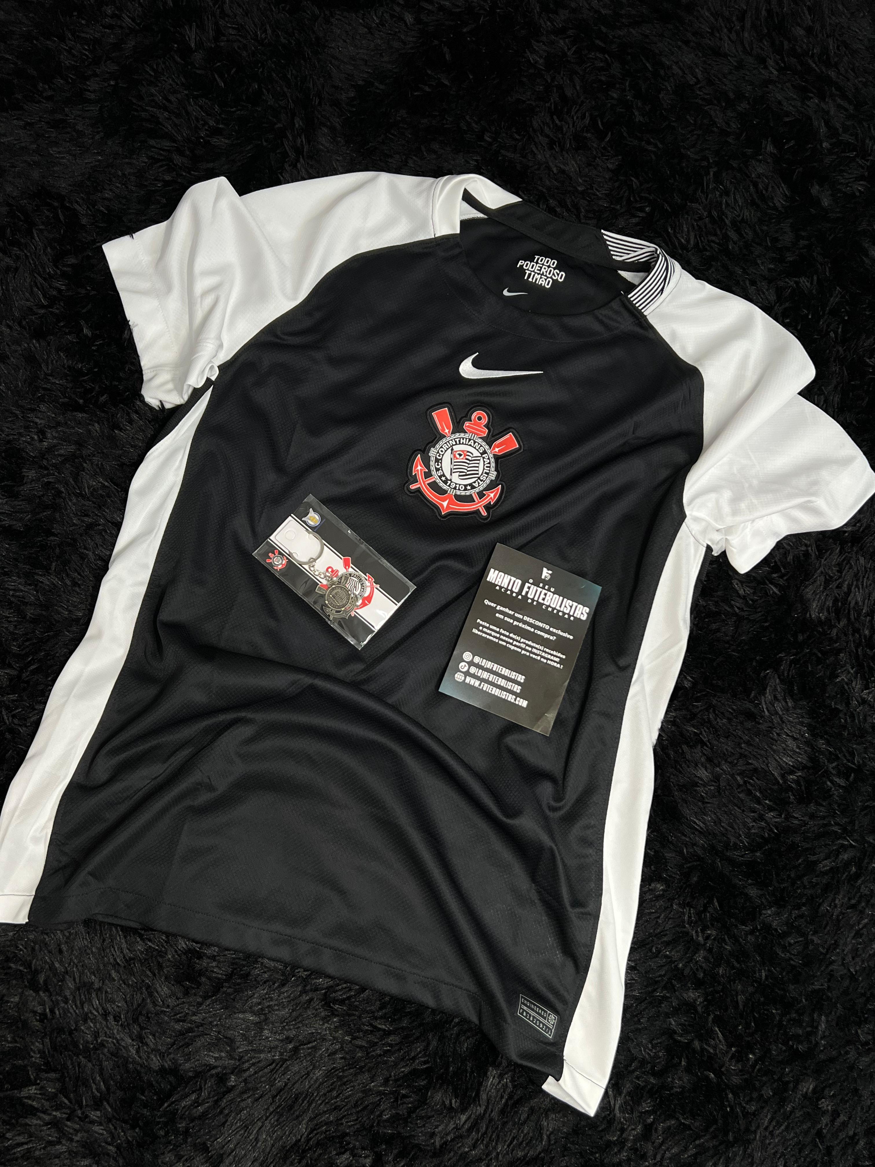 CAMISA TIMAO RESERVA 2025/26 PRETA FEMININA