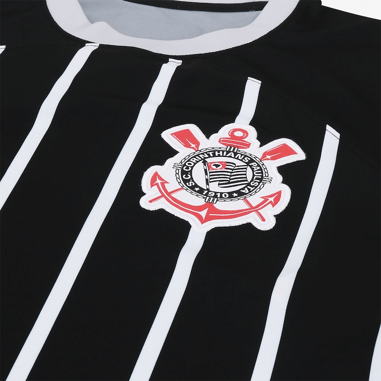 CAMISA CORINTHIANS II RESERVA 2023/24 TORCEDOR PRETA