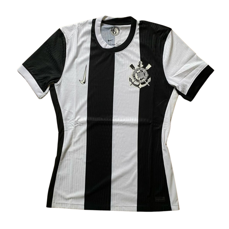 CAMISA CORINTHIANS III THIRD 2024/25 VERSÃO JOGADOR PRETA/BRANCA