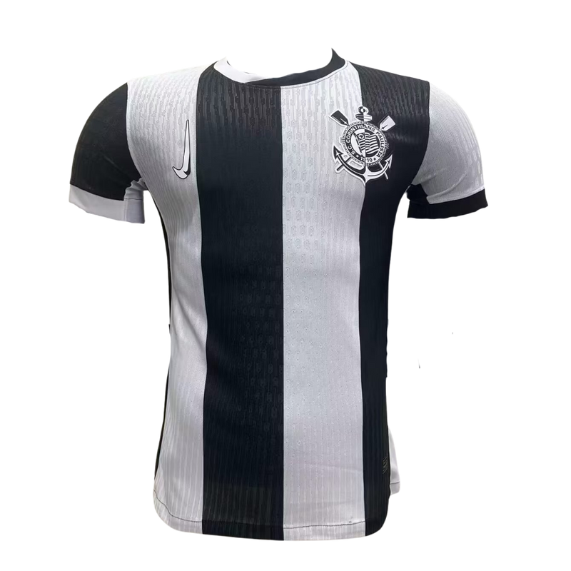 CAMISA CORINTHIANS III THIRD 2024/25 VERSÃO JOGADOR PRETA/BRANCA