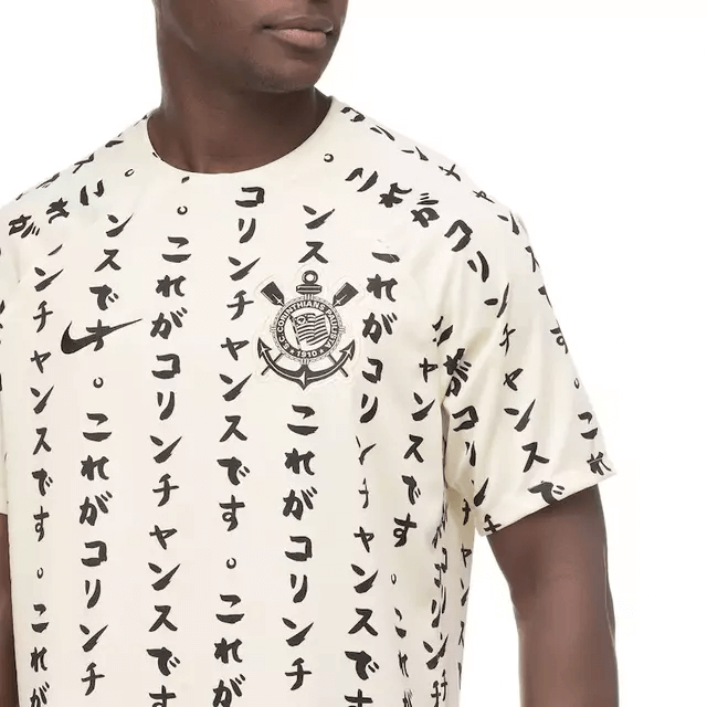 CAMISA CORINTHIANS III AWAY 2023/24 CREME JAPÃO