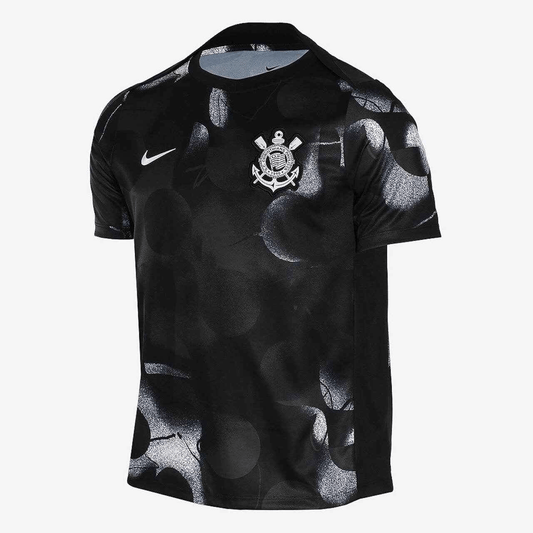 CAMISA TIMAO PRÉ JOGO 2025/26 PRETA MASCULINA