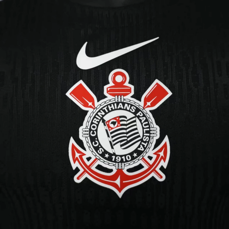 PRÉ VENDA CAMISA TIMAO II RESERVA  2025/26 VERSÃO JOGADOR PRETA MASCULINA