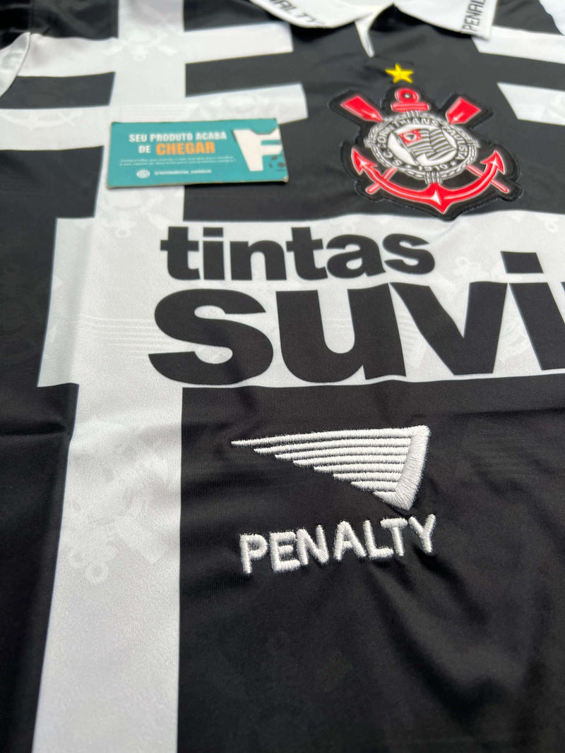 Camisa Retrô Corinthians Terceira 1996 TADLAPIDUS PRETA