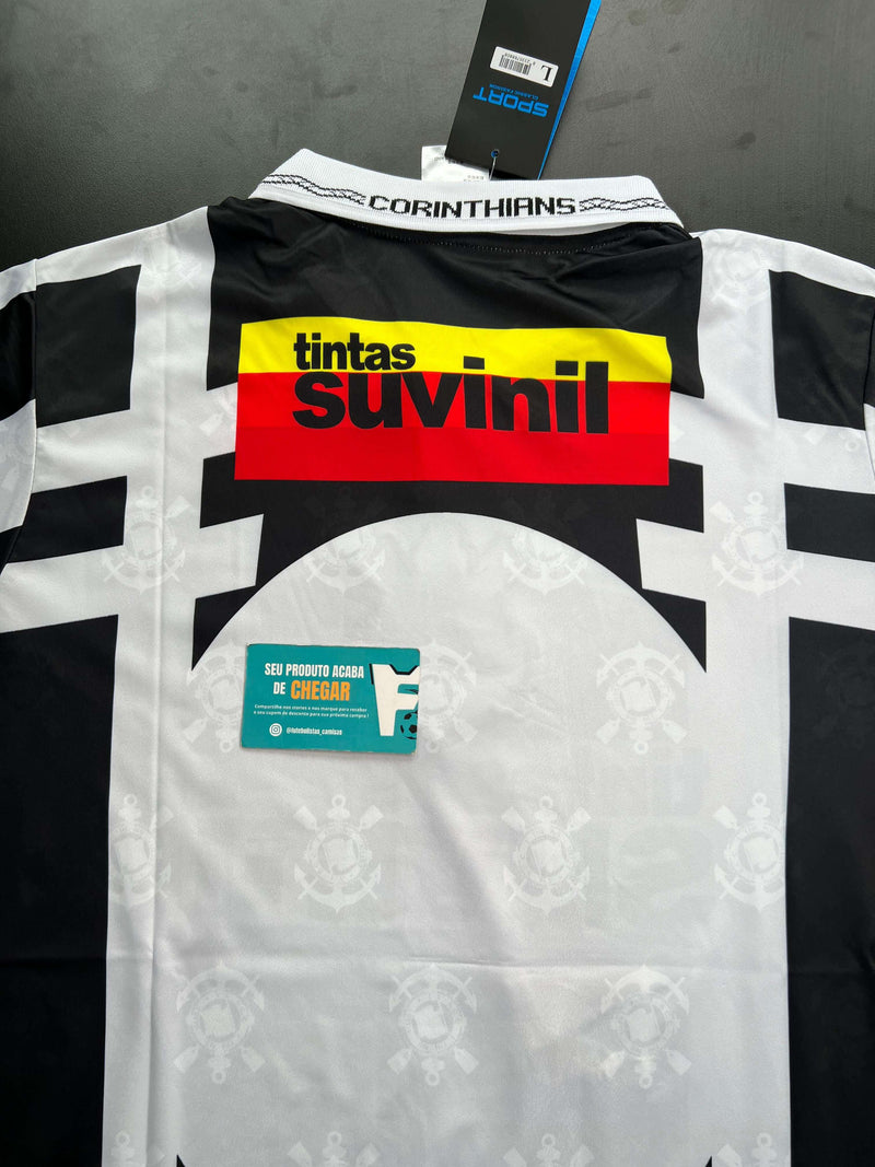 CAMISA RETRO CORINTHIANS 1996 TEDLAPDUS PRONTA ENTREGA TORCEDOR