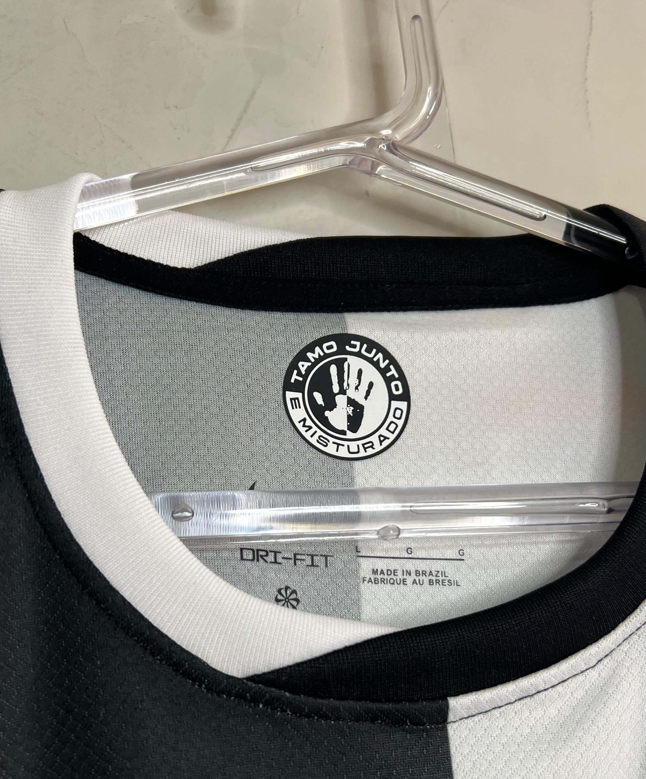 CAMISA GARRO #8 Timao III THIRD 2024/25 TORCEDOR PRETA/BRANCO