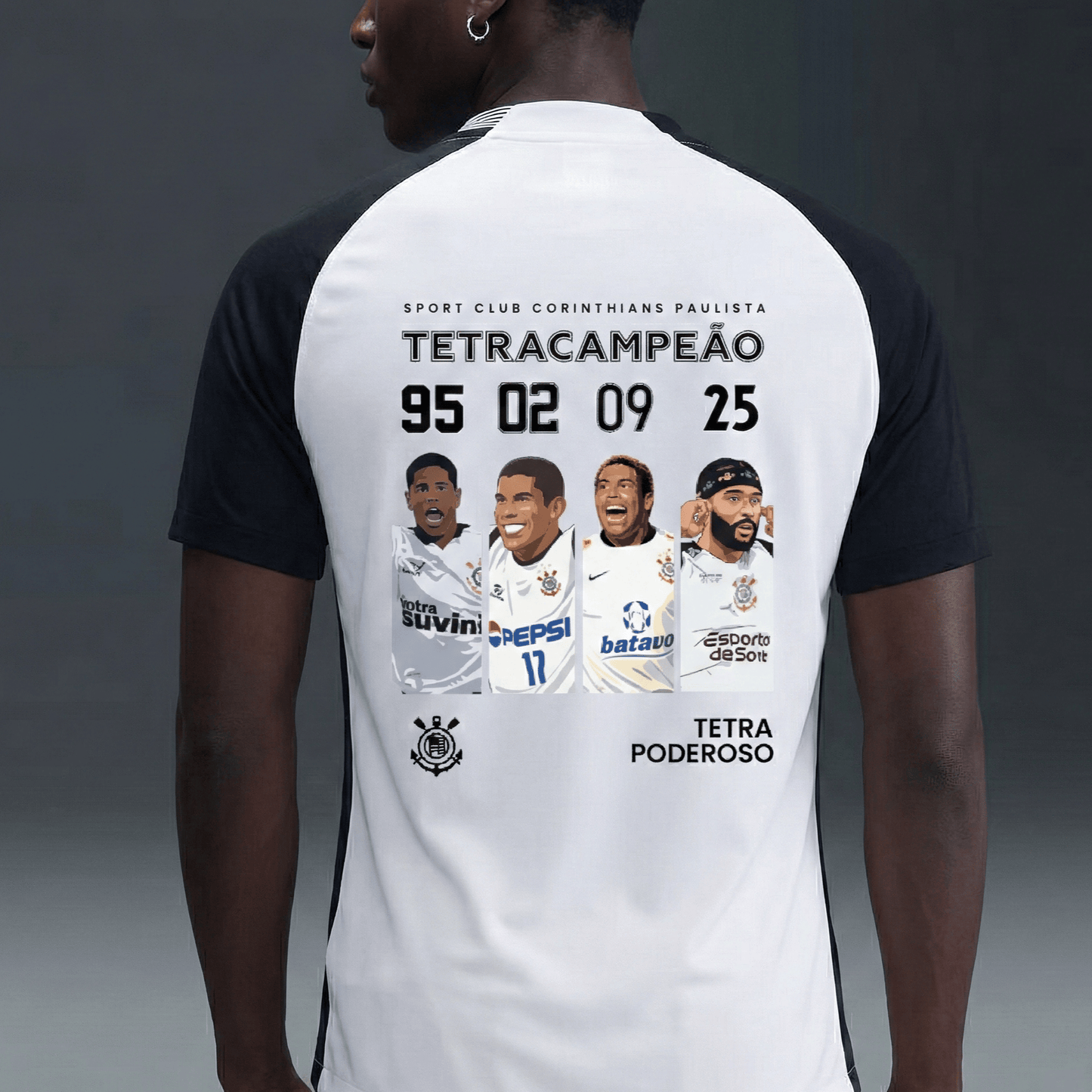CAMISA COR. TITULAR ESPECIAL TETRACAMPEÃO + PATCH