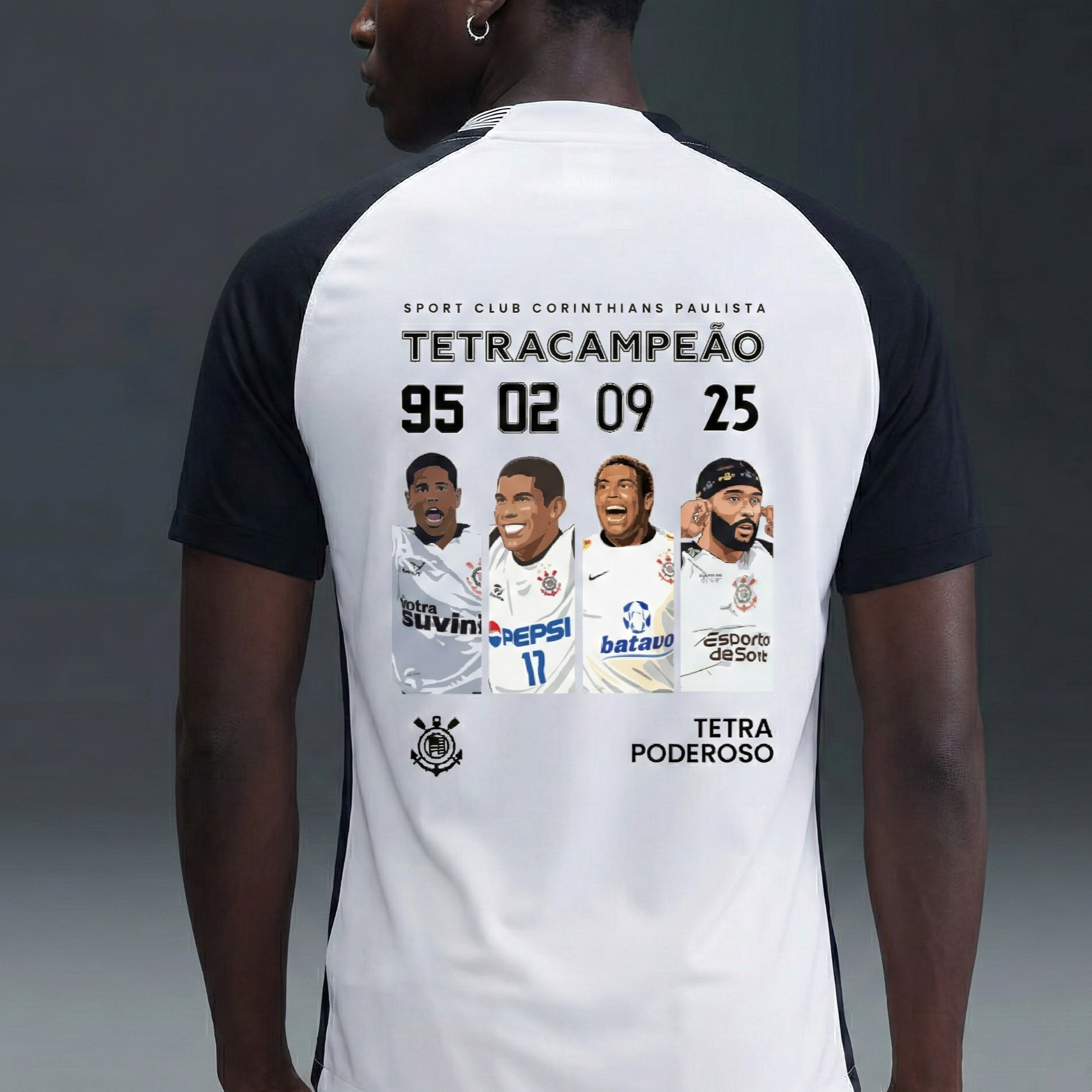 CAMISA COR. TITULAR ESPECIAL TETRACAMPEÃO + PATCH