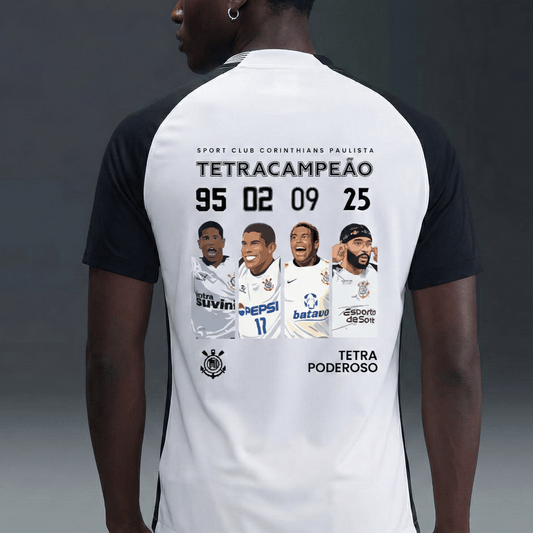 CAMISA COR. TITULAR ESPECIAL TETRACAMPEÃO + PATCH