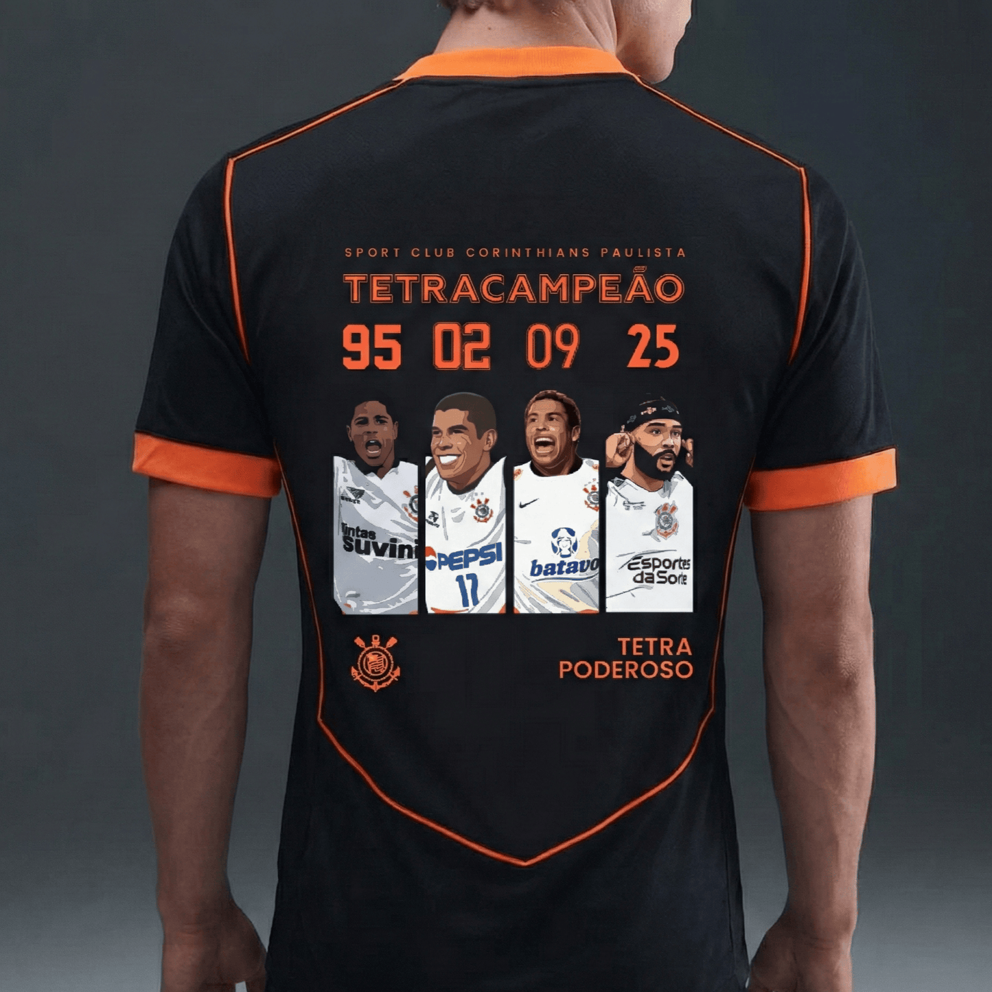 CAMISA COR. THIRD ESPECIAL TETRACAMPEÃO + PATCH
