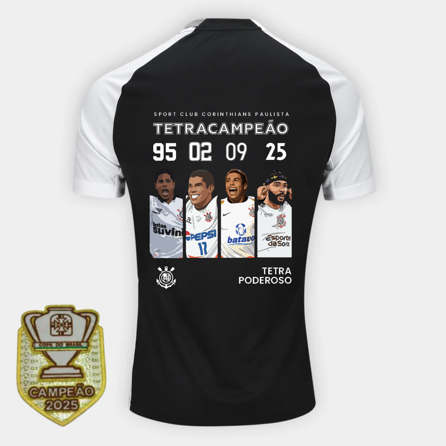 CAMISA COR. RESERVA ESPECIAL TETRACAMPEÃO + PATCH