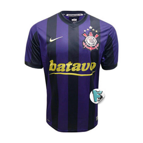 CAMISA RETRO TIMAO TERCEIRA 2009 PRETA/ROXA MASCULINA